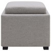New Pacific Direct Cameron Square Fabric Storage Ottoman with Tray - 3 of 4