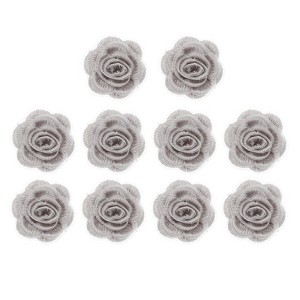 Unique Bargains Iron On Durable DIY Clothing Flower Lace Embroidery Applique 10 Pcs - 1 of 4
