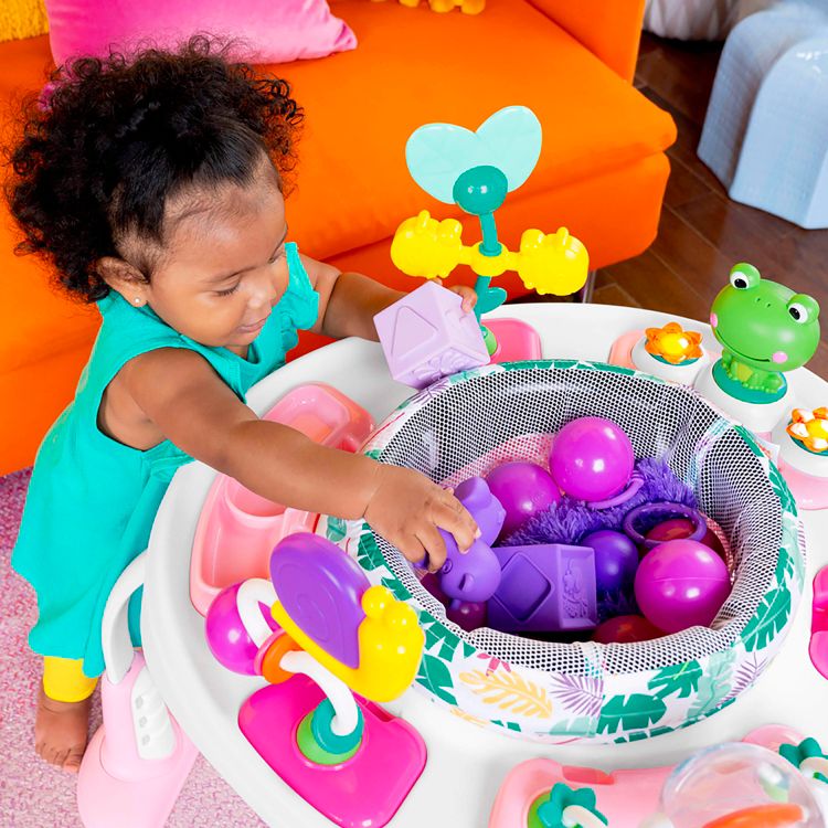 Bright Starts Bounce Baby 2-in-1 Activity Jumper Learning Toy - Playful Palms, 5 of 17