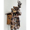 German Hunter Style Cuckoo Clock 17" with Music & Buck - 4 of 4