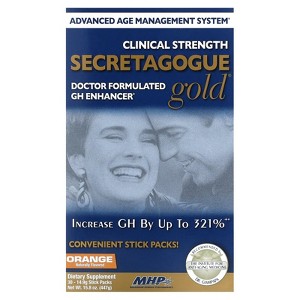 MHP Secretagogue-Gold, Orange, 30 Stick Packs, 0.53 oz (14.9 g) Each - 1 of 3