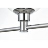 Elegant Lighting Jaelynn 4 light Black and Clear Bath Sconce - 4 of 4