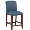 TiramisuBest 25.75in Swivel Counter Stool, Set of 2, Polyester Charcoal Dining Chairs - 3 of 4