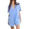 Women's Oversized Wide Legs Solid Romper with Pockets - BUCKETLIST - 2 of 4