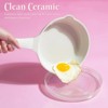 LunaLulink white 24 Piece Clean Ceramic Nonstick Cast Aluminum Cookware Set - 4 of 4