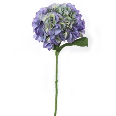 Floral Home 18.5" Periwinkle Hydrangea - 12-Pieces