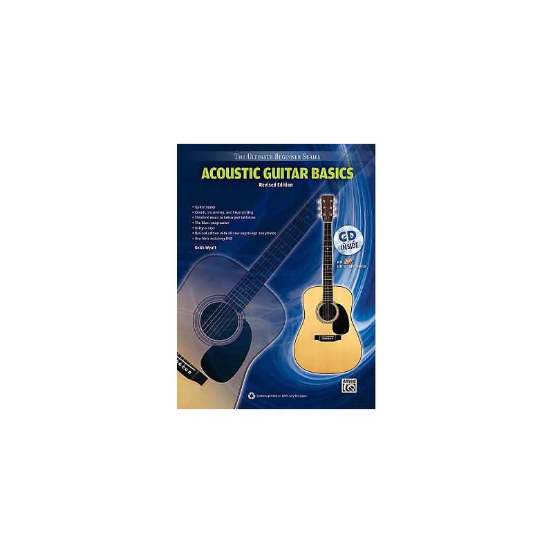 Alfred Ultimate Beginner Acoustic Guitar Basics (Revised Edition) Book & CD, 1 of 3