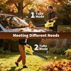 Leaf Blower Cordless Brushless - Leaf Blower 750CFM  for Lawn Care, Blowing Leaves, Patio, Dust - 4 of 4