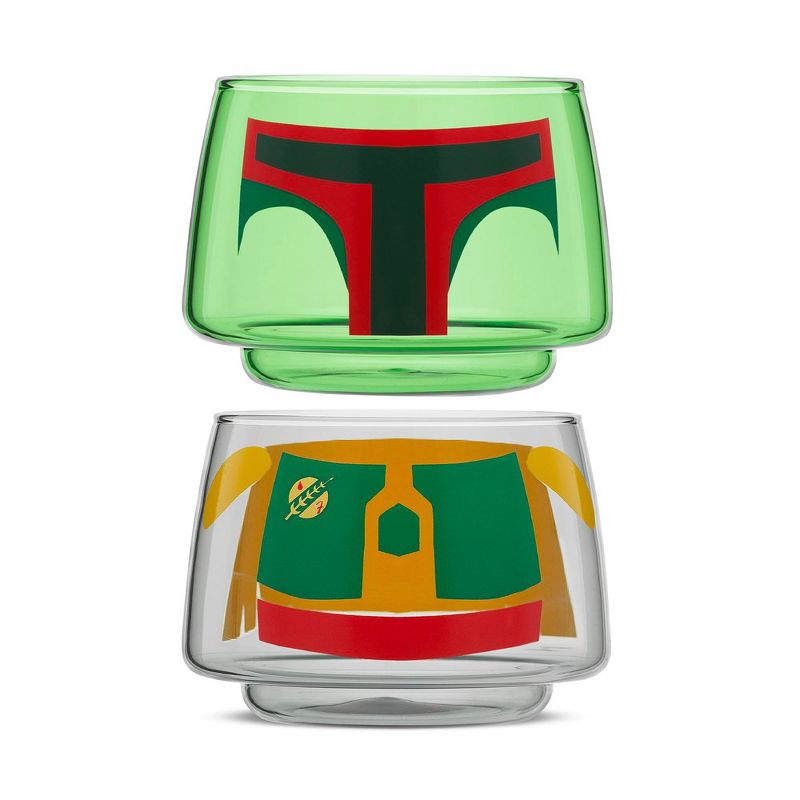 JoyJolt Star Wars™ Stackable Character Collection Boba Fett Stackable Glasses - 8 oz, 3 of 6