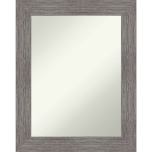 24" x 30" Pinstripe Plank Wall Mirror: Rectangle, Modern Style, Polystyrene Frame - Amanti Art - 1 of 4