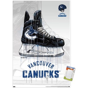 Trends International NHL Vancouver Canucks - Drip Skate 21 Unframed Wall Poster Prints - 1 of 4