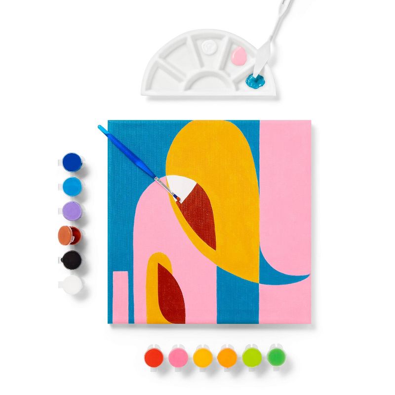 12ct Acrylic Paint Set with Paintbrush - Mondo Llama&#8482;, 5 of 7