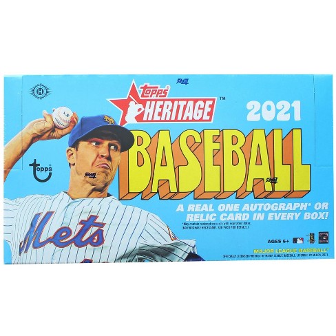 Topps Mlb 2021 Baseball Topps Heritage Hobby Box 24 Packs Target