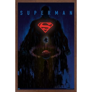 Trends International DC Comics: Dark Artistic - Superman Framed Wall Poster Prints - 1 of 4