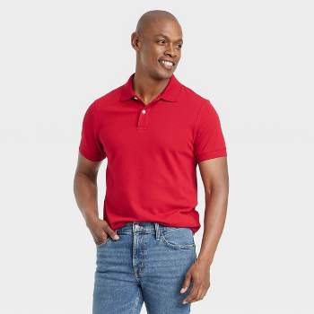 Men's Every Wear Loring Polo Shirt - Goodfellow & Co™ Red Velvet X L