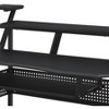 NicBex Home Office Desk 38" L Morden Music Desk with 4 Storage Shelves, Keyboard Tray, Hooks and Wooden Desktop for Study and Work - 4 of 4