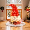 VINGLI 6ft Pre-lit Christmas Tree Bendable Santa Hat, 300 Warm White LED Lights, Artificial Xmas Tree for Holiday - 2 of 4