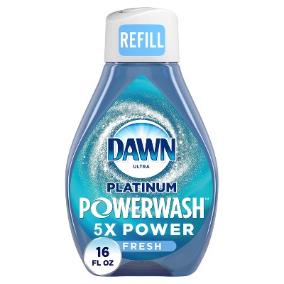 Dawn Free & Clear Powerwash Dish Spray, Dish Soap, Pear Scent, 16