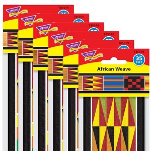 Trend African Weave Bolder Borders, 35.75' Per Pack, 6 Packs - 1 of 1