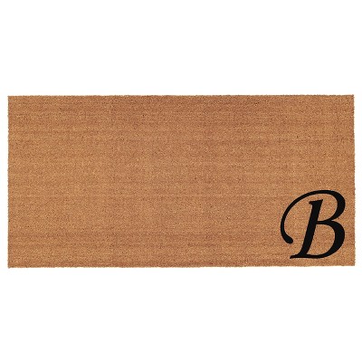 Calloway Mills 153623048A Urban Chic Monogram Doormat 30 In. x 48 In.