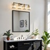 POWLIG 22" 3-Light Vanity Light with Crystal Shades - Modern Dimmable Bathroom Lighting - 3 of 4