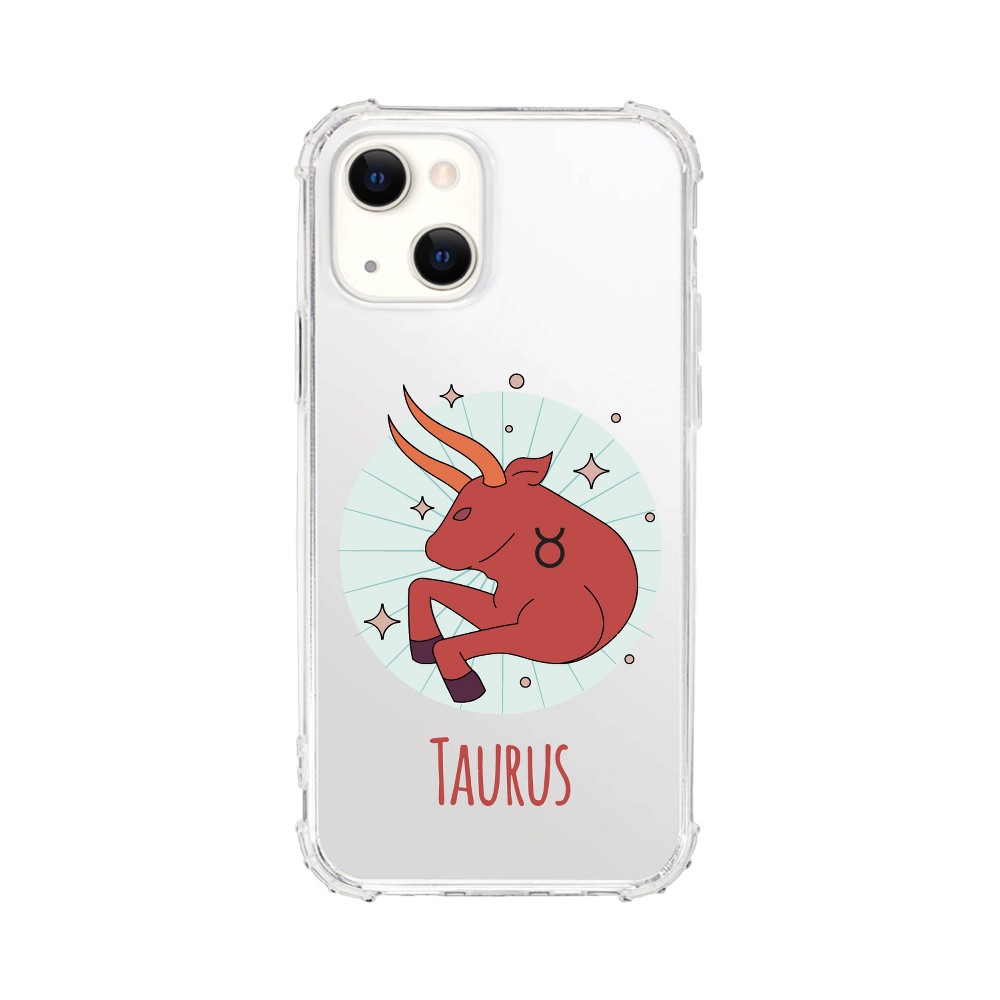 OTM Essential iPhone 14 Clear Tough Edge Case - Taurus