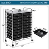 Yaheetech Drawers Rolling Storage Cart Mobile Storage Bin Trolley - 3 of 4