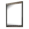 Royal Hampton 36x40 Dresser Mirror, Rectangular, Chrome Geo Molding, Ash Gray - 2 of 4