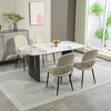 DYHOME Dining Chairs Modern Kitchen Chairs Set of 4, PU Leather Restaurant Chairs - 2 of 4