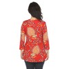 White Mark Women's Vibrant Boho Swing Top - 3 of 4