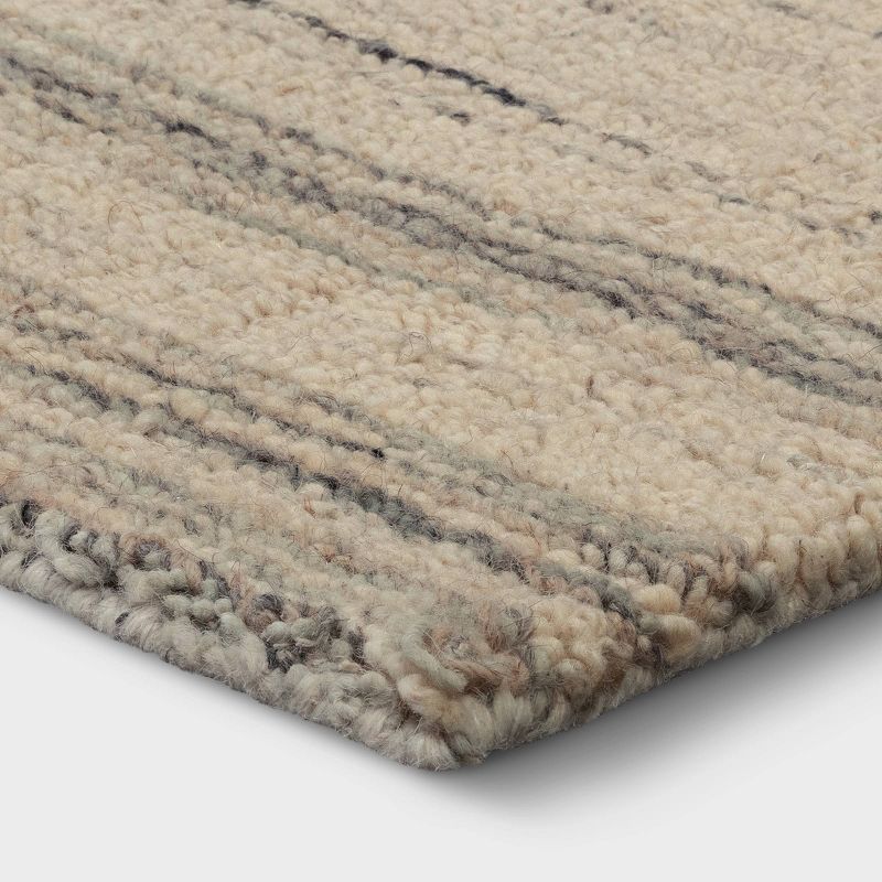 Linen/Wool Loom Carpet Area Rug Natural - Threshold™, 3 of 5