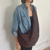 Adornia Dark Brown Moon Crossbody Bag - 2 of 4