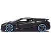 Bugatti Divo Carbon Fiber with Blue Accents "Carbon Series - Bburago 50th Anniversary" 1/18 Diecast Model Car by Bburago - 2 of 2