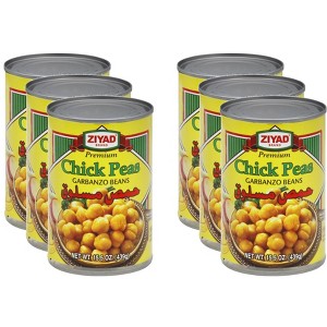 Ziyad Chick Peas - Case of 6 - 15.5 oz - 1 of 2