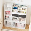 Children's Bookshelf,Toy Storage Box,Storage Cabinet with Small Compartments and Drawers,Suitable for Children's Room - 3 of 4