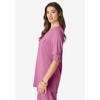 Roaman's Women's Plus Size Zip Front Ultrasmooth Fabric Tunic - 4 of 4