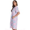 Dreamcrest Short Sleeve Seersucker Duster Housecoat Women Sleepwear - 2 of 3