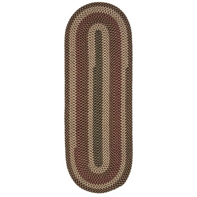 Colonial Mills Brook Farm Runner Rug, 2x11, Natural Earth