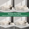 120" Modular Sectional Couch 6-Seater Large Sofa for Living Room U Shaped with Chaise Ottoman -Morden Fort - 4 of 4
