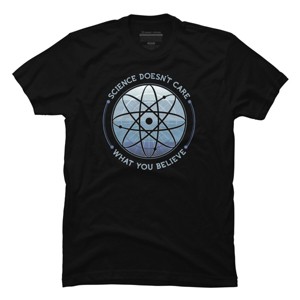 Men's Design By Humans Science Doesn't Care By DustbrainDesign T-Shirt - 1 of 4