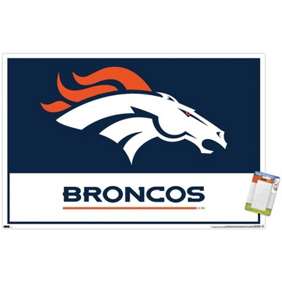 Trends International Nfl Denver Broncos - Neon Helmet 23 Unframed Wall  Poster Prints : Target