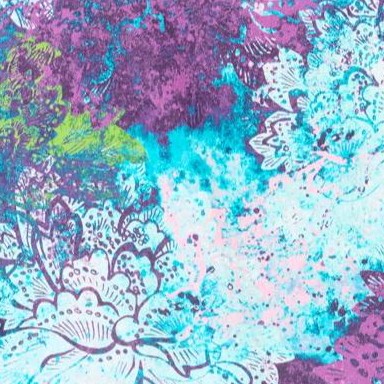 navy wax print