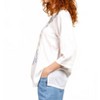Women's Viscose Embroidered V-neck Pull-over Tunic Top - PAPARAZZI - 2 of 3