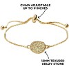 Humble Chic NY Simulated Druzy Chain Bracelet for Women - Boho Stackable Adjustable Bolo Slider Bracelet - 3 of 4