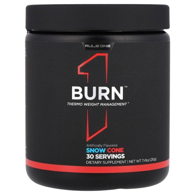 Rule One Proteins Burn™, Thermo Weight Management, Snow Cone , 7.41 oz (210 g)