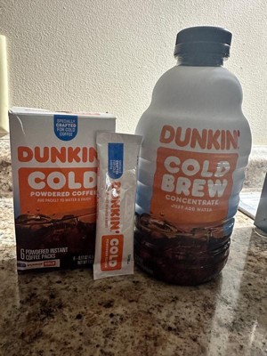 Dunkin' Cold Brew Medium Roast Ground Coffee Packs - 8.46oz : Target