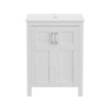 ELECWISH 24 in. W x 19 in. D x 36.4 in. H Freestanding Bath Vanity - 3 of 4