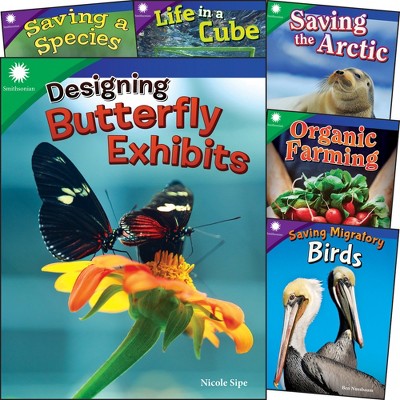 Teacher Created Materials Smithsonian Informational Text: Animals & Ecosystems 6-Book Set, Grades 4-5