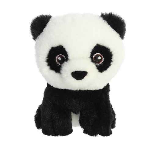 Aurora Mini Panda Eco Nation Eco-friendly Stuffed Animal Black 5