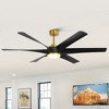 Airsurfer 65-in Windmill Color-Changing Integrated LED  with ABS Blades Ceiling Fan With Light - Remote Included ( 6 -Blade ) - 4 of 4